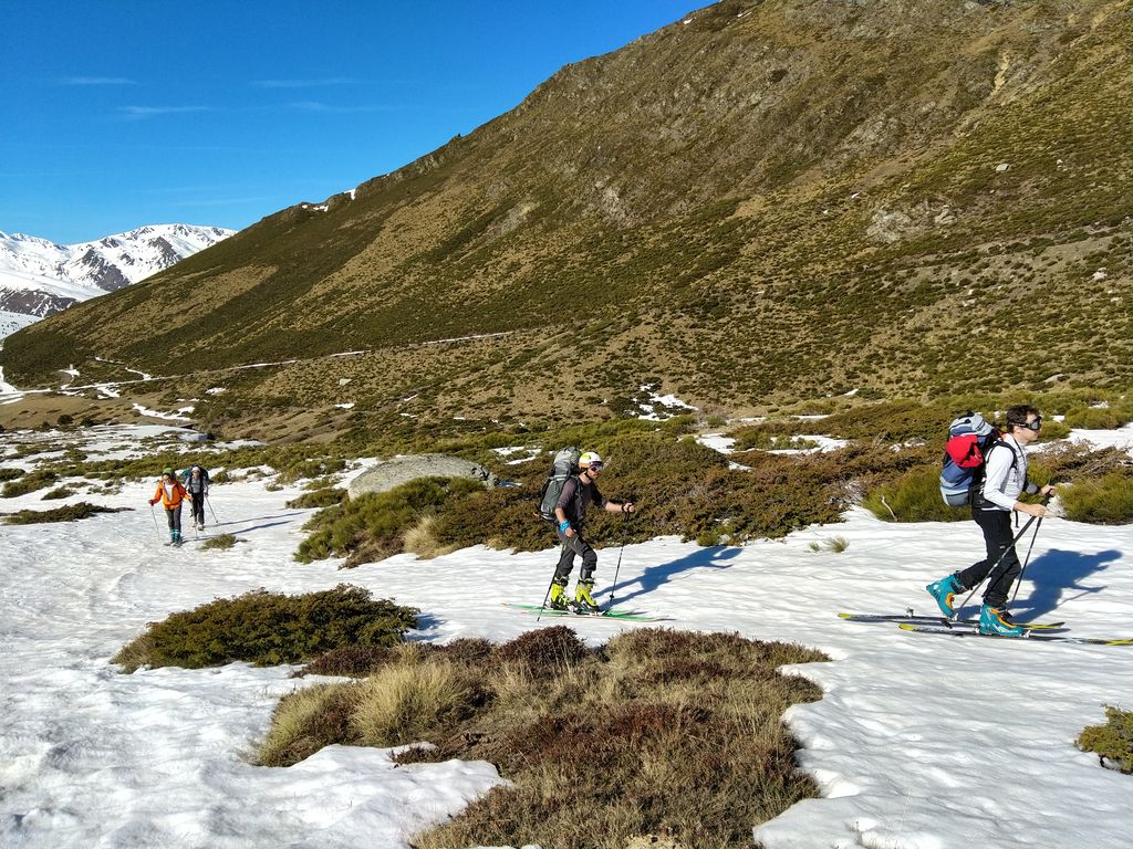 la neige et là , mais pas de trop